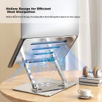 ATSCORE laptop stand computer desk stand radiator 360 degree rotation lifting suspended vertical heightening bracket Apple Mac Huawei Lenovo Savior aluminum alloy stand - Image 6