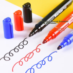 Deli business style large capacity uncapped neutral pen signature pen office office pen 0.5mm bullet head 12 pieces/box black S62 - Image 8