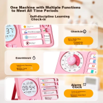 Cat Prince Cat Prince Visual Timer Learning Time Manager Children's Alarm Clock Student Special Wake-up Artifact Timer Countdown Timer Children's Gift - Image 2