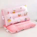 9i9 baby pillow children's pillow pillow core comfort pillow pure cotton bean velvet double-sided washable 50*30A209 - Image 9