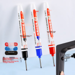 Jin Wannian marker pen large double-headed oily signature pen marker pen logistics black large-head pen (10 pieces) K-0918-001 - Image 10