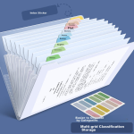 Deli A5/60 sheets square loose-leaf notebook homework book student thickened coil notebook large capacity wrong question book gray - Image 5