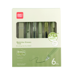 Deli pink fluorescent pen exam review mark key points eye-catching note pen logistics office student universal water-based marker handbook painting can be used 10 S600 - Image 9