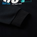 361° children's clothing for boys and girls 2024 autumn 3-12 years old all-match pullover sweatshirt black 150 - Image 10