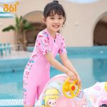 361° Children's swimming ring baby life buoy inflatable thickened anti-rollover girls swimming equipment toddler swimming ring - Image 4