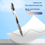 Dongmi red pen neutral pen brush question pen small white pen 0.5mmST head press neutral pen quick-drying smooth student college entrance examination signature pen Dongmi red 3 pieces DM926 - Image 5