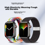 BHO suitable for apple watch strap apple watch s10/ultra2/s9/se nylon braided loop strap iwatch s8/7/6/5/4 buckle watch strap - Image 7