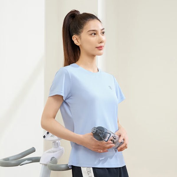 361° short-sleeved men's spring and summer pure cotton sports t-shirt loose round neck casual printed top 652519106-6