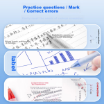 Zuolanzhe geography loose-leaf notebook book B5 high-value soft shell thickened not uncomfortable for junior and senior high school students to divide subjects into wrong questions book Chinese, mathematics and English homework book - Image 5