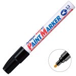 Shachihata Artline Office Student Paint Pen Marker Pen Recording Signature Pen Big Head Pen Round Head 2.3mm Black EK-400XF - Image 10