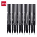 Deli 12-color HB black rod office leather writing pencil (black) (12 pieces/box) drawing graffiti S955-HB Children's Day gift for girls - Image 2