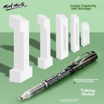 HERO [Graduation Gift] Ballpoint Pen Stationery Fashion Men and Women Business Office Personalized Signature Pen 7006 Black - Image 5