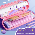 Shuxing pencil case elementary school student pencil case cartoon pencil case girl elementary school student pencil case first grade EVA large capacity layered pencil case children kindergarten cute storage box high appearance boy - Image 7
