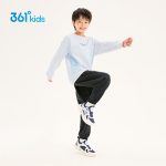 361° children's clothing children's sweatshirt 24 spring and autumn boys and girls middle and large children's sports casual pullover sweatshirt white 140 - Image 5