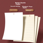 Deli [Super Hot Style] Folder Board Clip Writing Pad Student Test Paper Data Folder Poetry Recitation Board Pad Morandi Color File Storage Color Random 72641 - Image 8
