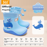 361° Children's Swimsuit Girls Cute Printed Short-sleeved One-piece Swimsuit Small and Medium-sized Girls Summer Quick-drying Swimsuit