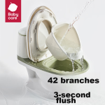 babycare toilet toilet squat toilet children's toilet simulation toilet toilet ring 2-6 years old baby potty Weir powder - Image 4