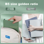 Deli A7/96 sheets portable notebook creative leather cover pocket book mini notebook word handbook brown BP119 - Image 5