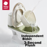 babycarebc toilet toilet squat toilet children's toilet simulation toilet toilet ring 2-6 years old baby potty Mengyin blue - Image 2