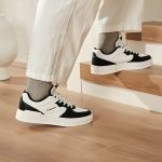 361° sports shoes for men spring and summer teenagers all-match thick bottom heightening small white casual shoes for men 672136611-8 - Image 6