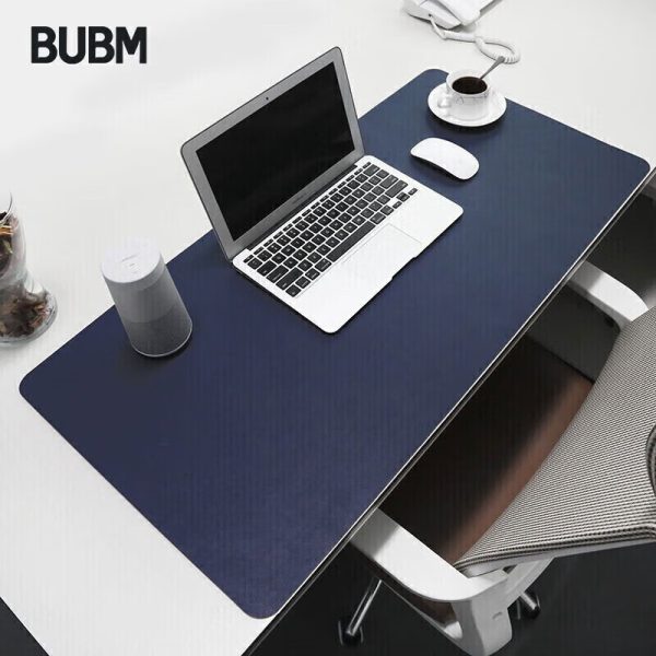 BUBM Mouse Pad Oversized Office Desk Pad Laptop Pad Keyboard Pad Desk Pad Game Home Pad Waterproof Support Customization 140*70cm Royal Blue