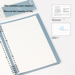 [A must-have for the start of school] Faramont 5-pack B5 lined notebooks, simple junior high school and high school students, postgraduate entrance examination soft copybooks, sewing notebooks, thickened stitching notebooks, light-colored models - Image 4