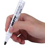 Snow White PVR-157 straight liquid ballpoint pen bullet type bold neutral pen student signature pen sketch special black 0.7mm 12 pieces/box - Image 6