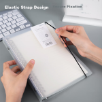 Deli (deli) Xingyun 16K/80 sheets of kraft paper cover notebook notebook notepad high-transparency EVA cover study postgraduate entrance examination single book T1680-P - Image 5