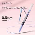 Deli oil-based marker pen quick-drying and not easy to fade logistics home express signature office marker pen student stationery 10 pieces/box S557 white - Image 8