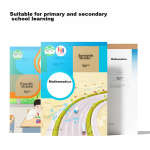 Deli [Super Hot Sale] A4/100 pages large capacity data booklet pocket file booklet loose-leaf storage bag loose-leaf pocket folder ticket storage office supplies 5007 - Image 2
