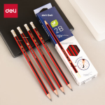 Deli refillable whiteboard pen erasable 10 pcs red office supplies S507 - Image 7