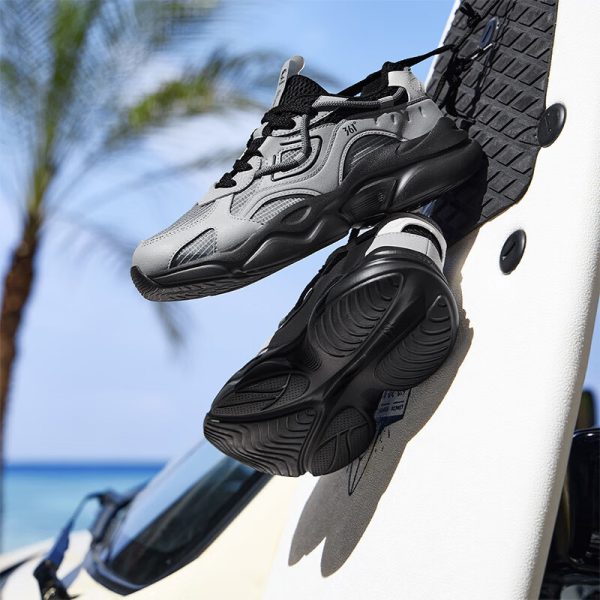 361° sports shoes female Linghu spring and summer retro breathable thick bottom leisure rope skipping running shoes female 682312203-5