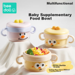 beedoll baby food bowl baby special water filling insulation bowl constant temperature children's tableware grinding suction cup bowl PPSU orange - Image 7