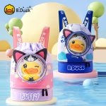 B.Duck Little Yellow Duck Boys and Girls Swimming Waterproof Bag Drawstring Portable Backpack Dry and Wet Separation Sports Beach Storage Bag - Image 3
