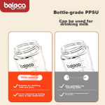 beleca straw bottle for big babies over one year old 2-6 years old anti-fall and anti-spray ppsu direct drinking bottle 330ml large capacity - Image 3