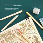 [A must-have for the start of school] Faramont 5-pack B5 lined notebooks, simple junior high school and high school students' postgraduate entrance examination soft copybook, sewing book, thickened stitching book, dark color - Image 3