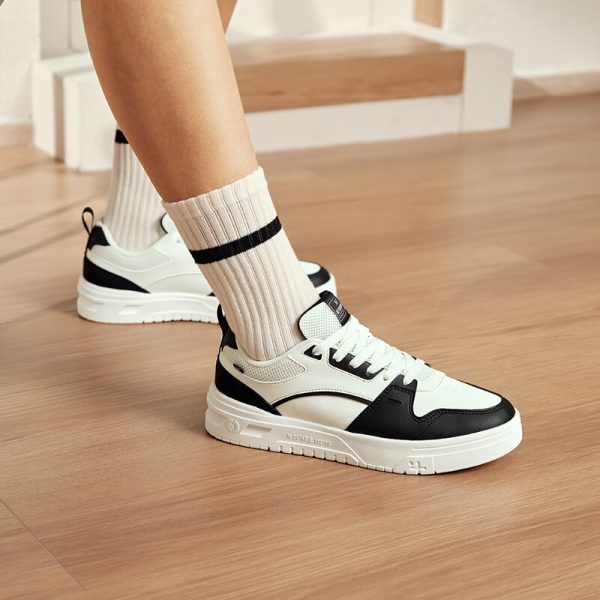 361° Sneakers Men's Shoes Spring and Summer Mesh Leather Low-top Sports Shoes Classic Thick-soled Casual Daddy Shoes 672516622-1