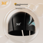 361° adult swimming cap for men and women, professional swimming cap, comfortable and not tight, enlarged head circumference swimming cap - Image 5