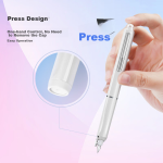 Deli erasable gel pen refill 0.5mm bullet student gel pen signature pen refill black 20 pieces/box GT164 - Image 3