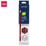 Deli NBA quick-drying click student gel pen 0.5mm ST head black 12 pieces SA292 - Image 6