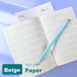 Juvenile companion folder two-page file set A4 gradient single-piece folder office stationery single-page test paper storage bag insert L-shaped waterproof single-piece test paper folder storage folder green 5 sets - Image 5