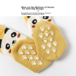 9i9 baby socks spring and autumn mid-tube socks non-slip newborn children's floor socks loose mouth not tight 3 pairs 0-2 years old A371 - Image 3