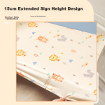 BEYONDHOME BABY Boyang mother and baby 60 long-staple cotton bed sheet Class A kindergarten bed sheet baby bed cover Lion Kingdom 63*111cm - Image 4