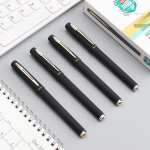 Deli 0.5mm full needle straight liquid ballpoint pen student exam neutral pen 12 pieces/box DL-S653 - Image 3