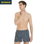 BXMAN loose men's underwear men's boxer briefs pure cotton woven arrow pants mid-waist pajamas 4 packs 289 sets 175L - Image 2