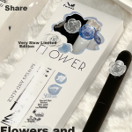Snow White T1255 straight liquid ballpoint pen pigment ink bullet head neutral pen quick-drying signature pen for office students 0.5mm black 6 pieces/bag - Image 5