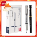 Deli (deli) giant writing straight liquid pen student brush question quick-drying neutral pen 0.5mm full needle tube signature pen large capacity neutral pen 3 black 1 red 1 blue - Image 8