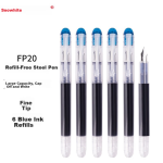 Deli quick-drying gel pen MUJI style signature pen student office pen ins cold style 0.5mm ST head black 3 pieces/box SA575-3 - Image 3