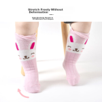 9i9 baby socks spring and autumn mid-tube socks non-slip newborn children's floor socks loose mouth not tight 3 pairs 0-2 years old A371 - Image 5
