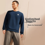 361° sweatshirt men's spring and autumn round neck sports casual wear jacket long sleeve pullover top 652334801D-8 - Image 3